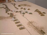 The battlefield at the end of turn five