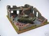 Scratch-built ruined building by Geoff Bond (15mm scale)